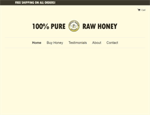Tablet Screenshot of countrygardenapiaries.com